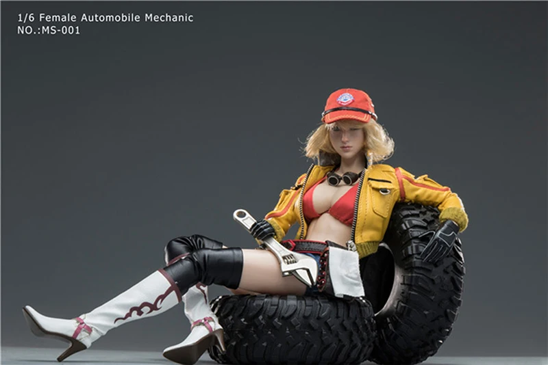Коллекция 1/6, полный набор коллекционных фигурок, сексуальная модель для женщин и девушек, автомобильная механика, MS-001 модель с коробкой для поклонников, коллекционный подарок