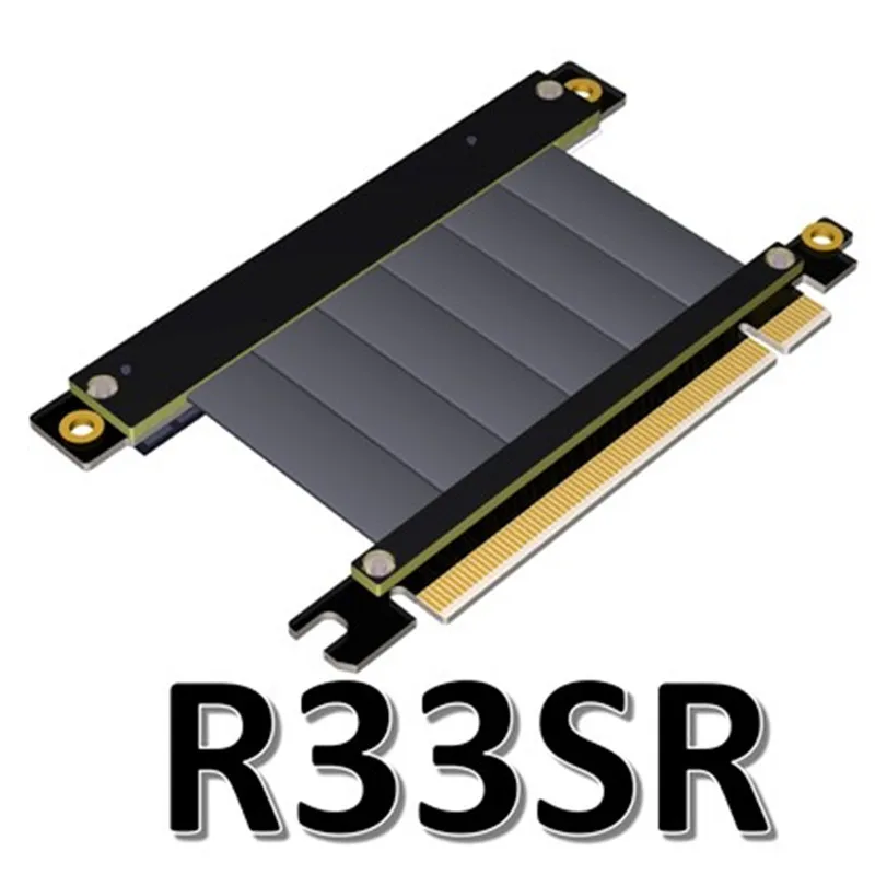 Переходник с угловой конструкции Gen3.0 PCI-E 16x на 16x3 0 5 см 10 20 30 40 50 PCI-Express pcie X16
