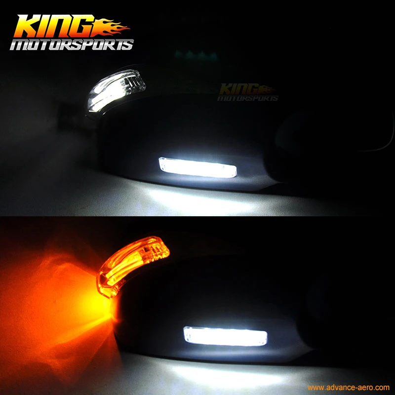 

Fit For 13-19 Scion FRS Subaru BRZ Painted Mirror Cover Replacement LED ABS #H8R