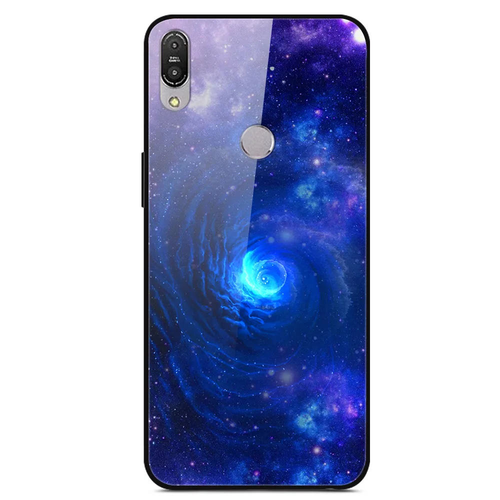 15 Для ASUS Zenfone Max Pro M1 ZB601KL ZB602KL чехол из закаленного стекла с изображением планеты космос, стеклянный чехол на заднюю панель Для Zenfone Max Pro M1 ZB602K - Цвет: 15