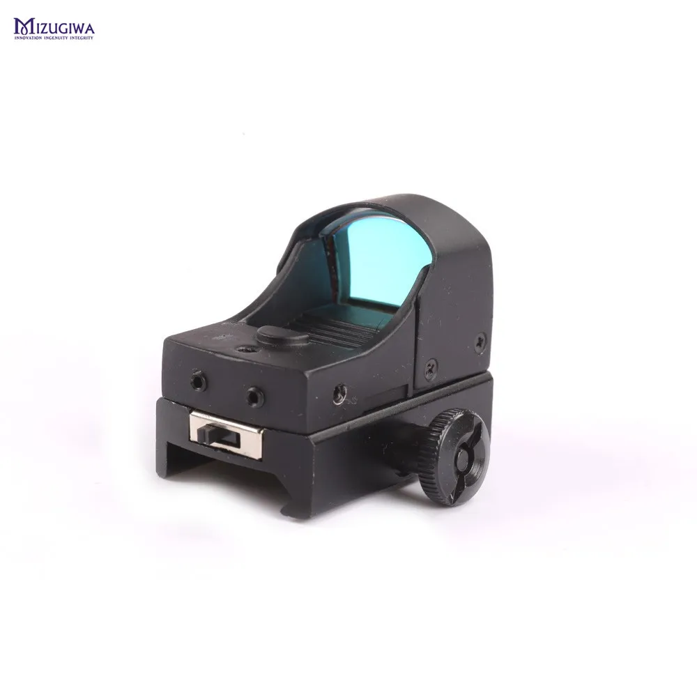Мини Micro Reflex Red Dot Scope лазерный прицел 20 мм Weaver Picatinny w/Зонт Регулируемая яркость