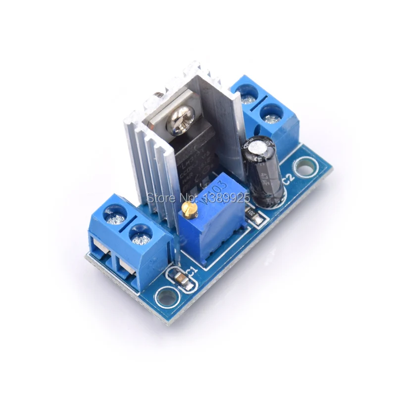 LM317 DC понижающий преобразователь модуль печатной платы блок питания повышающий LM