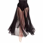 Прозрачная женская фатиновая юбка в стиле бохо, Черная Женская одежда Saia Longa, пляжные макси-юбки, летняя длинная юбка