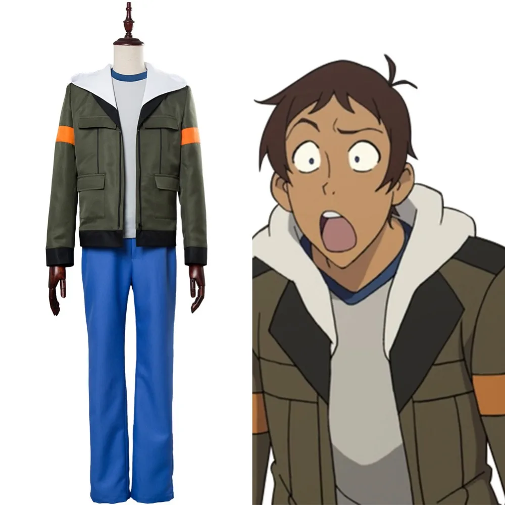 Аниме Voltron: Defender of the Universe Косплей Костюм Лэнс Чарльз МакКлин Полный комплект