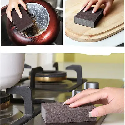 5 шт. Carborundum Волшебная кухонная губка щетка для мытья дома очиститель
