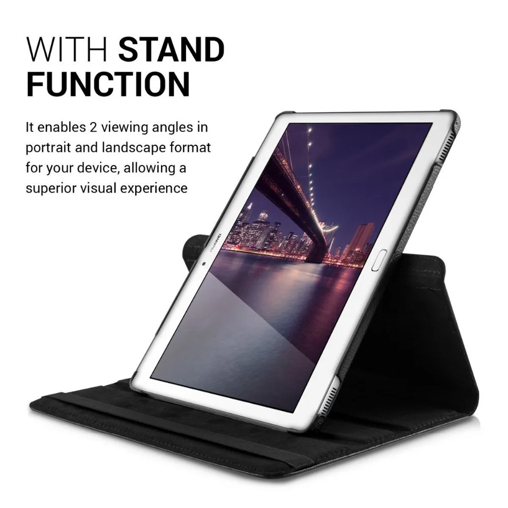 Кожаный чехол CucKooDo для HuaWei MediaPad M2 10360 градусов горизонтальный флип-чехол Huawei 10 0