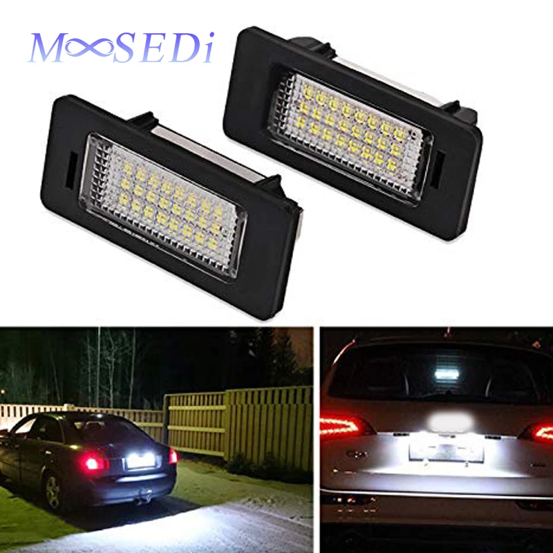 MOOSEDi 5 Вт Светодиодная лампа номерного знака для Audi A1 A7 RS5 TTRS A6 C7 Q5 A4 S5 A5 TT