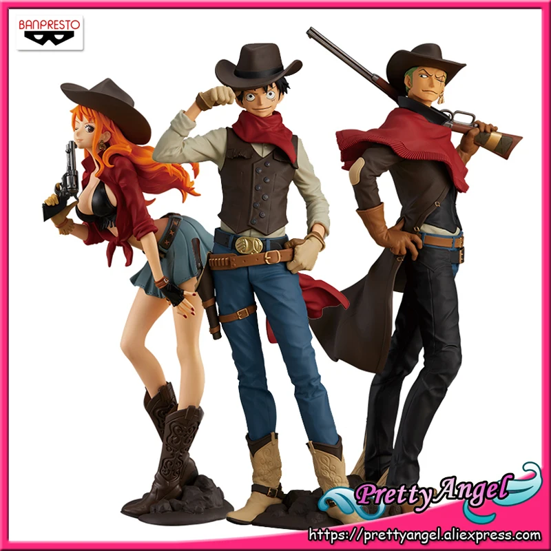 PrettyAngel подлинный Banpresto круиз мир путешествия vol.1 цельный Обезьяна D LUFFY + NAMI RORONOA