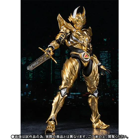 100% Оригинальные эксклюзивные фигурки BANDAI Tamashii Nation S.H. Фигуртс (SHF) Garo Ryuga KONJIKI Ver. Из