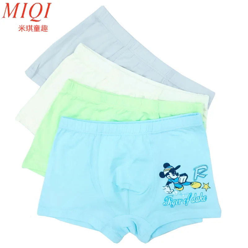 8Pcs/Lot Cartoon Boy Panties Children Underwear Kids Briefs Boxer Cotton Breathable Underpants 4-1Years For Clothes |