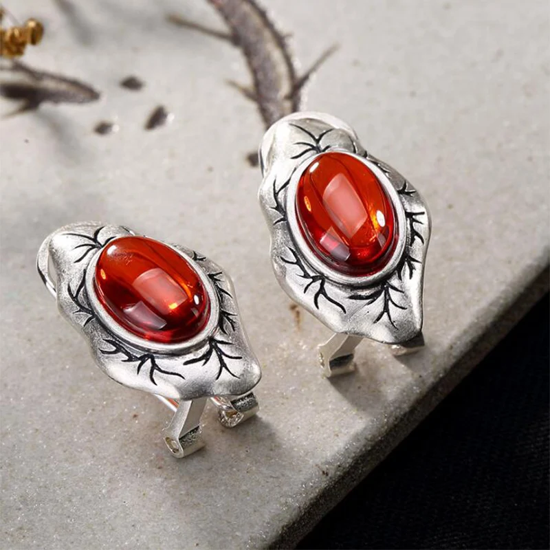 Женские серьги-гвоздики из серебра 2019 пробы с мозаичным халцедоном