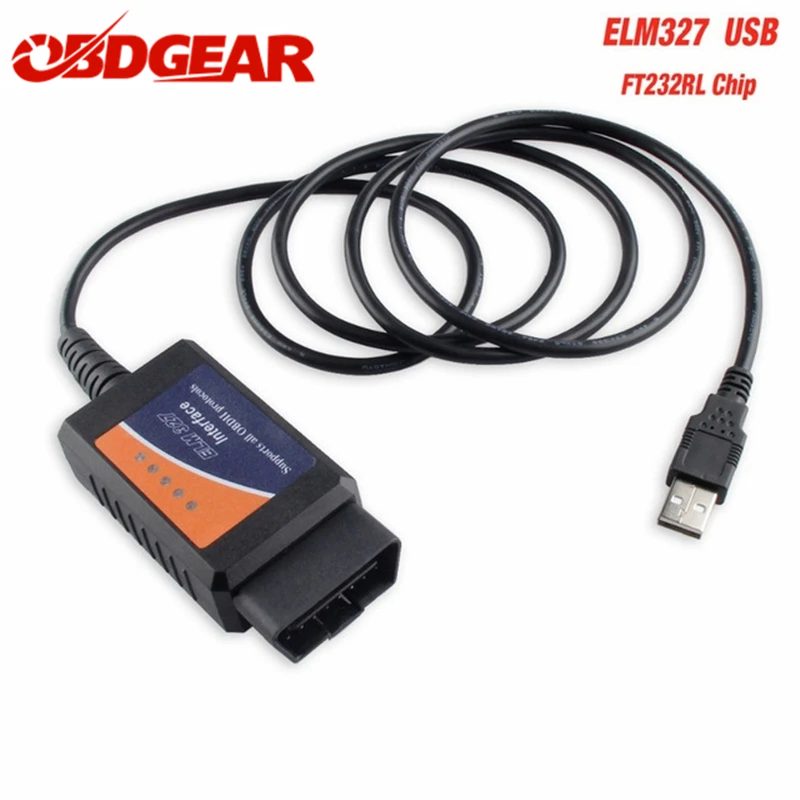 ELM327 USB FTDI с переключателем FT232RL чип V1.5 ELM 327 автоматический Doagnostic сканер EML327 USB V1.5 OBD 2 Автомобильный сканер для ПК