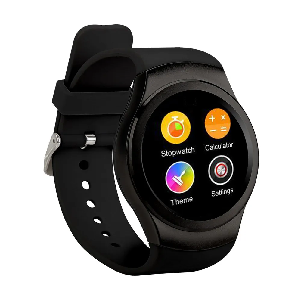 100% оригинал № 1 G3 Bluetooth Smart часы mtk2502c IPS экран sim карты услышать скорость Мониторы
