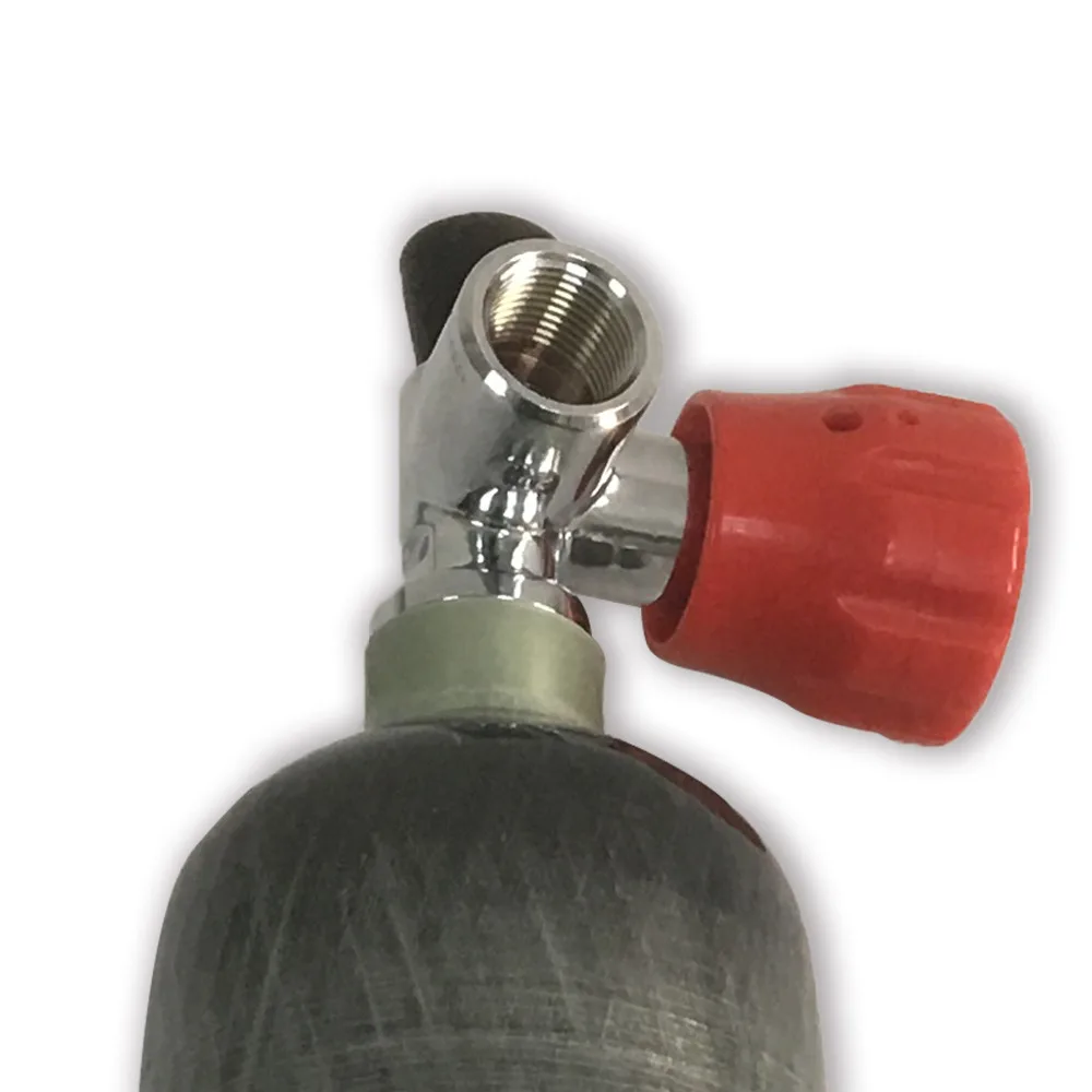 AC911 красный клапан 300 бар для карбонового волокна SCBA бак PCP пневматического