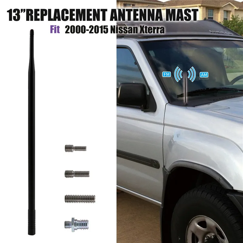 13 дюймов Автомобильная AM FM антенна мачта антенна Авто Радио Антенна для Nissan Xterra S X SE Sport 2000- усилитель сигнала KOLEROADER/