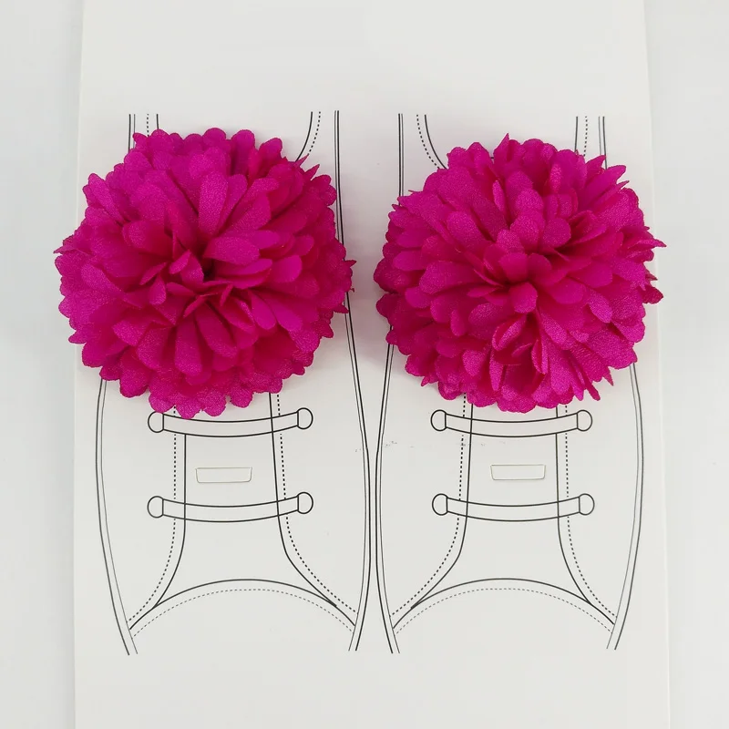 2 шт./лот сделай сам зажимы для обуви с цветами тканевые крючки ручной работы