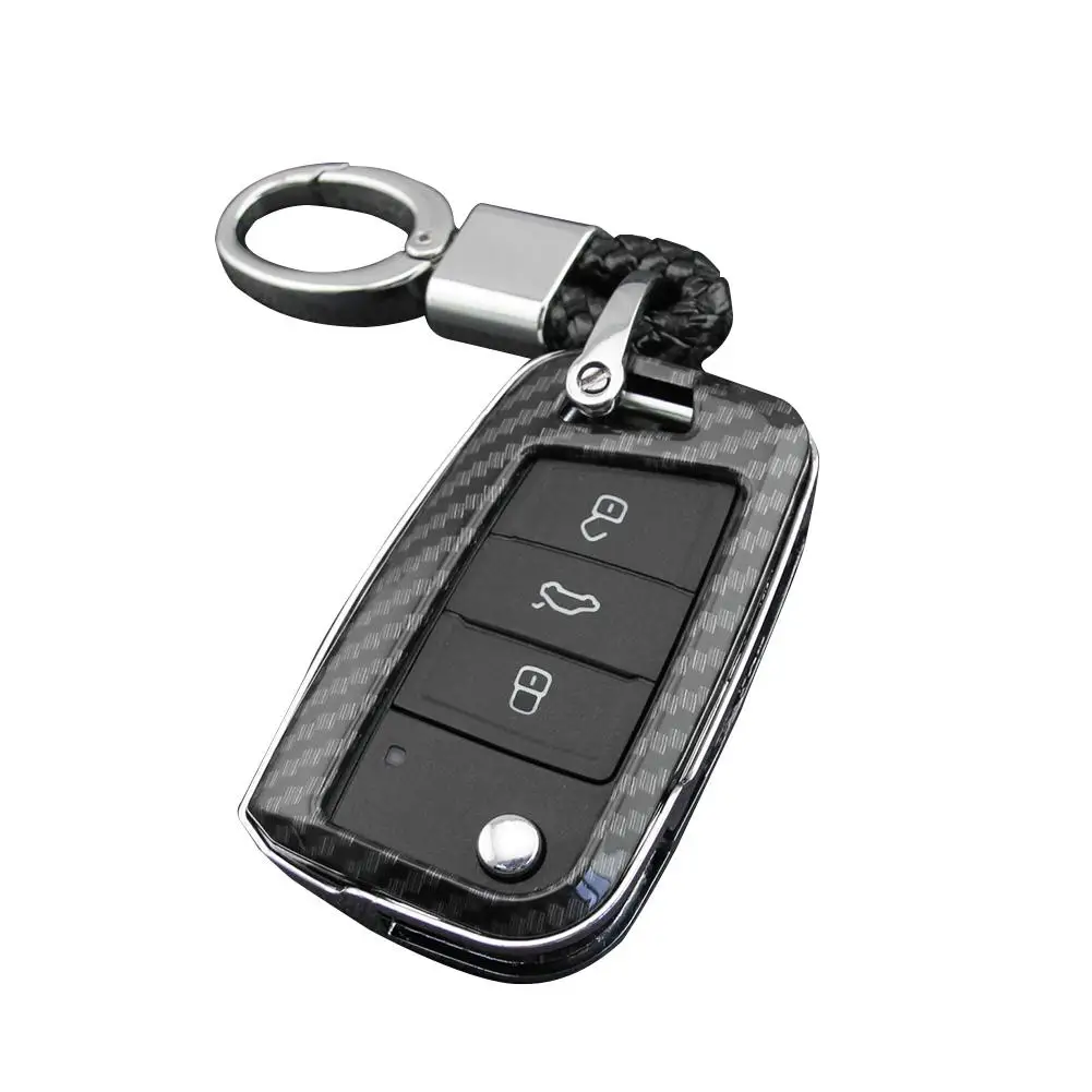 Чехол для ключей Fob сумка держатель ABS жесткий чехол части подходят 2018 2019 VW Polo MK6