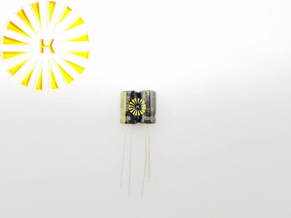 

1000 шт. X 100% Новый 47 мкФ 50V 6.3X11 низкий ESR алюминиевый электролитический конденсатор соединитель