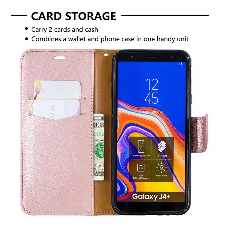 Чехол FLYKYLIN для Samsung Galaxy A7 2018 A6 Plus чехлы J4 J6 чехол на крышку ретро кожаный бумажник