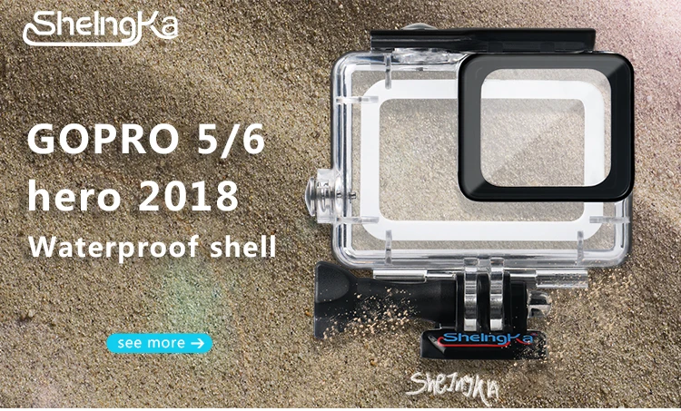 45 м водонепроницаемый корпус чехол для GoPro Hero 7 6 5 черный экшн-камера Дайвинг защитная оболочка аксессуары для Go Pro 7 черный