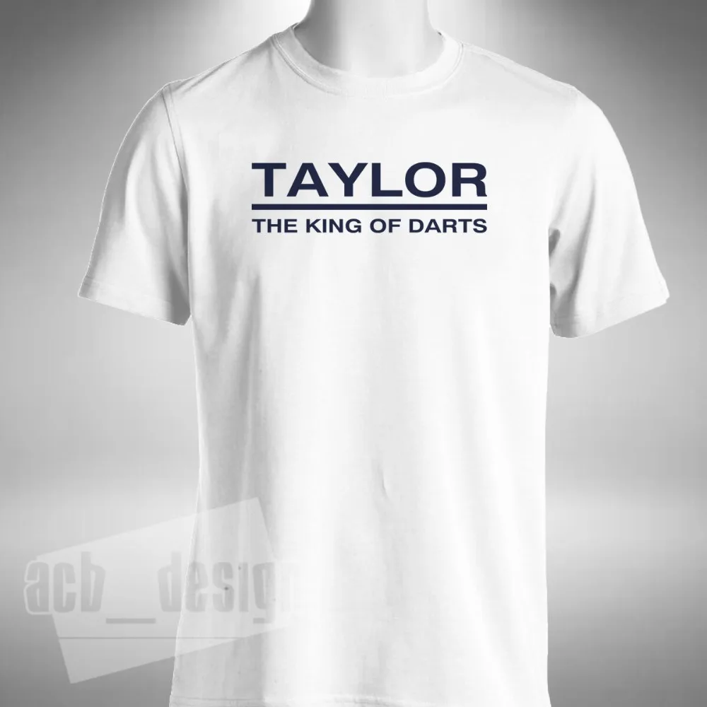 

Taylor King of Darts Mens T-Shirt Phase Phil Taylor Legend Gerwen Lewis Barney 2019 Summer Men O-Neck Tee Shirt 3D Print Tee