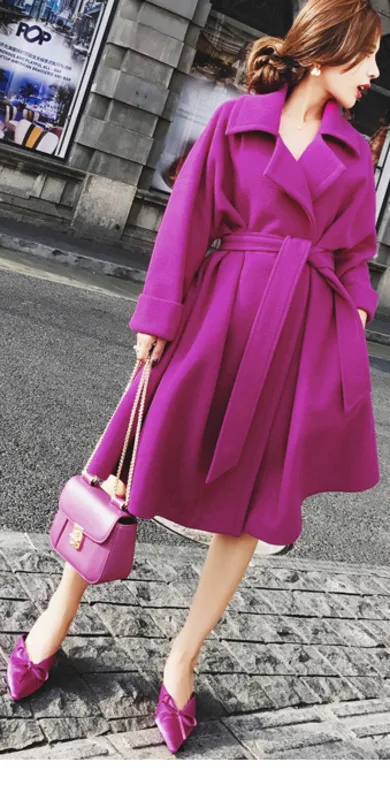TVVOVVIN New Fashion Women Clothes Turn-down Collar Rose Red Colors Slim Waist Adjust Asymmetrical Women Jacket V909