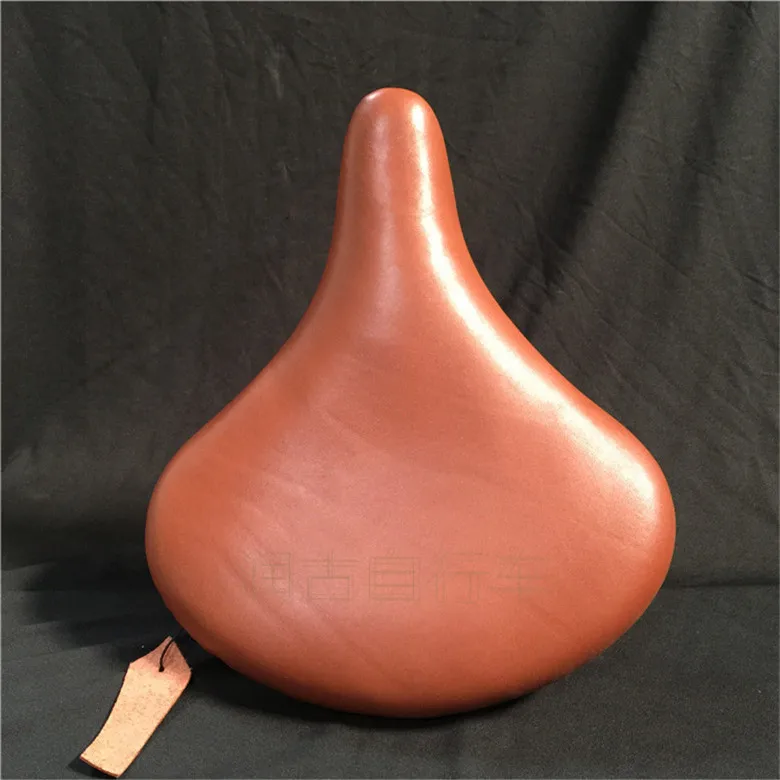 Седло Велосипедное складное из воловьей кожи в стиле ретро