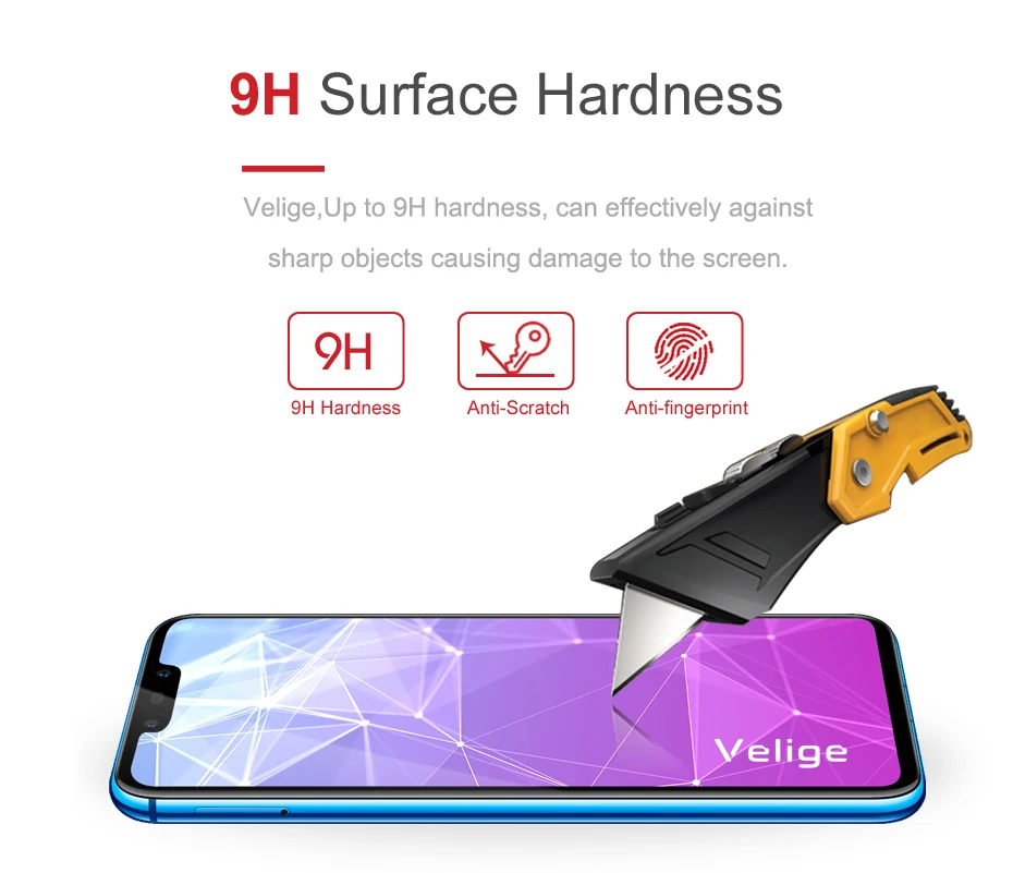 2 упаковки Защитная пленка для экрана Huawei Nova 3 3i Nova3 i закаленное стекло с полным