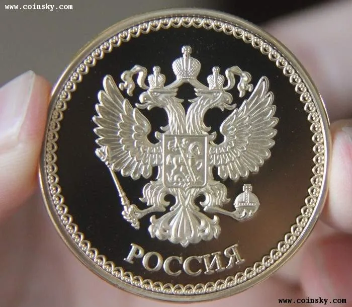 40 мм Псковская городская Россия позолоченная сувенирная медаль для монет|medal|medal