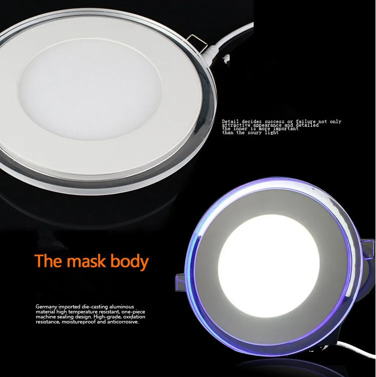 15 Вт 20 25 двойная светодиодная панель квадратная + наземная форма 110 В 220