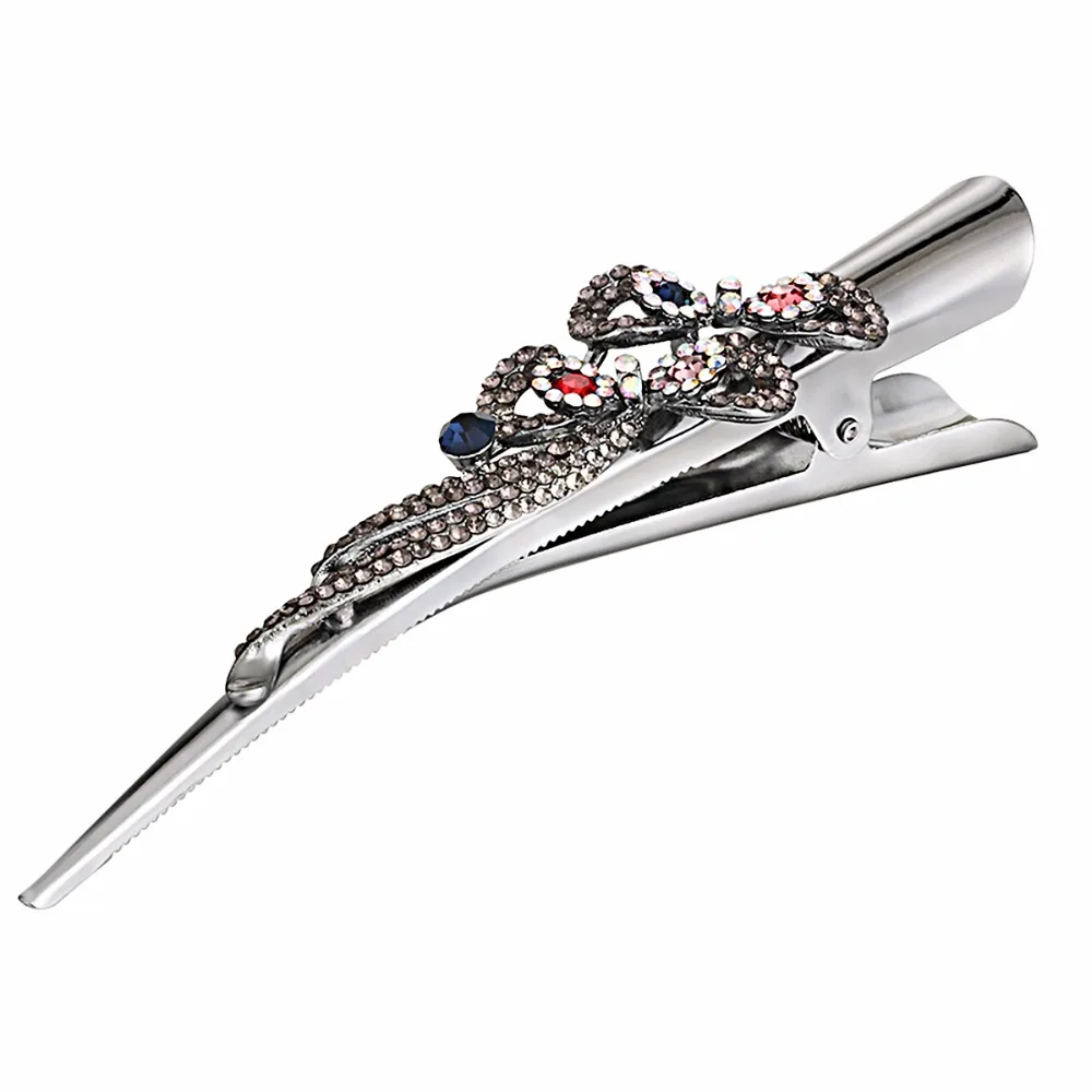 Женские заколки с длинным клювом шпильки для волос крокодиловым узором