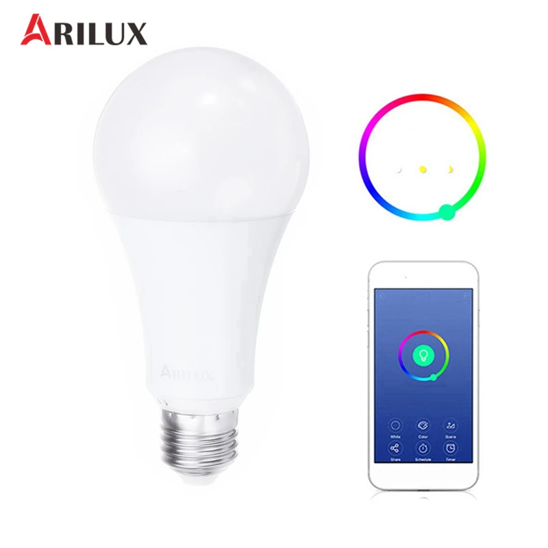Умный светодиодный светильник ARILUX с датчиком, Ночной светильник с поворотом на 360 градусов, теплый белый ночной Светильник с европейской вилкой для спальни, настенные лампы для коридоров