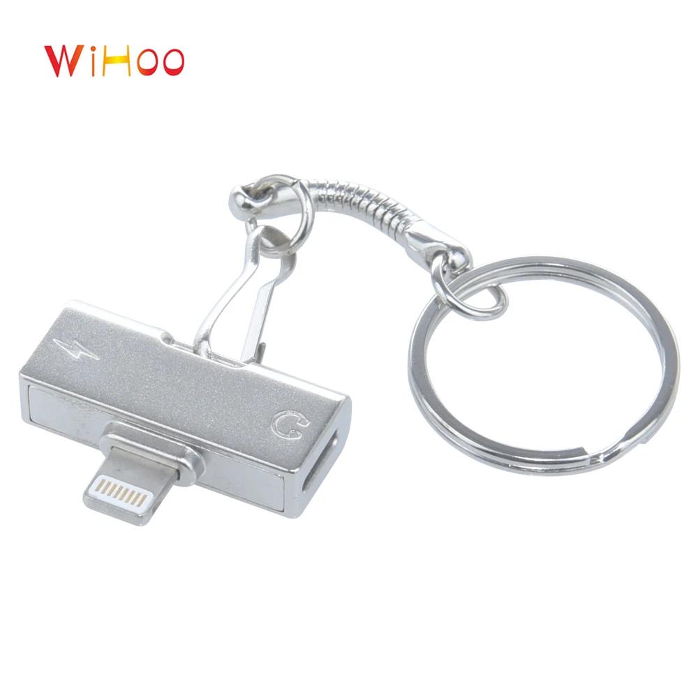 Wihoo 2 в 1 для iphone адаптер lightning наушников зарядное устройство разветвитель 8 7 Plus 10 X |