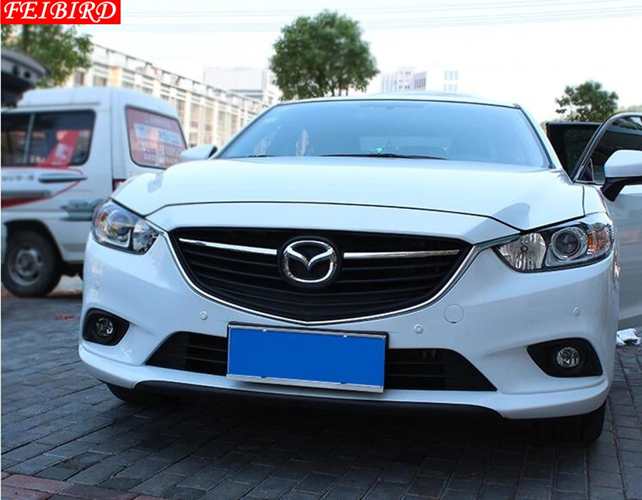 Передняя лицевая решетка из АБС-пластика для Mazda 6 Atenza M6 Sedan &amp Wagon 2013 2014 2015 |