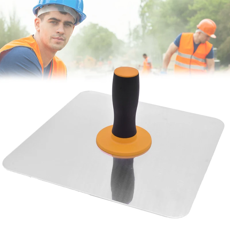 Construction mud board slab aluminum plate two-color handle support for mason tools gray WWO | Инструменты