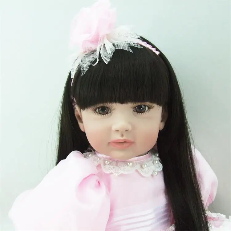 Реалистичное розовое платье ручной работы 22 дюйма для малышей Арианна Татиана