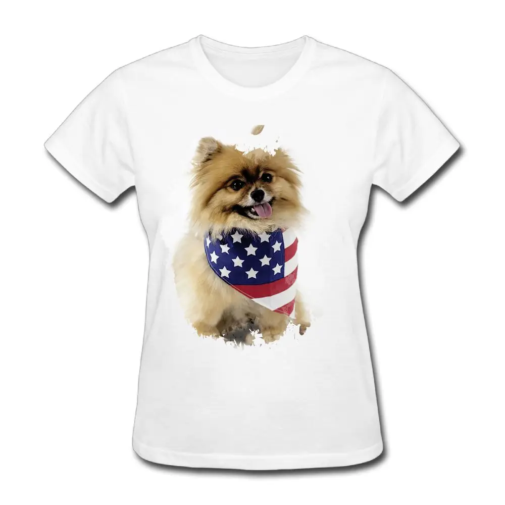 SAMCUSTOM милые Pomeranian футболки для женщин Harajuku Забавный продукт повседневные женские