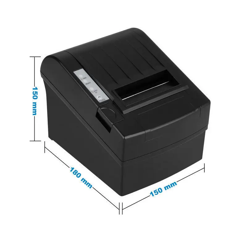 Новый USB Wi-Fi 80 мм POS Термальность получения Билл принтера набор авто резак roll