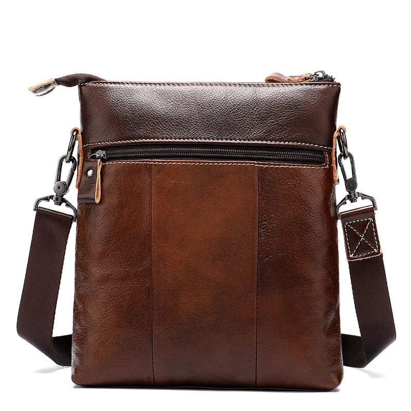 WESTAL Мода сумка мужская на плечо натуральная кожа Мужская Сумка Через Плечо Сумки