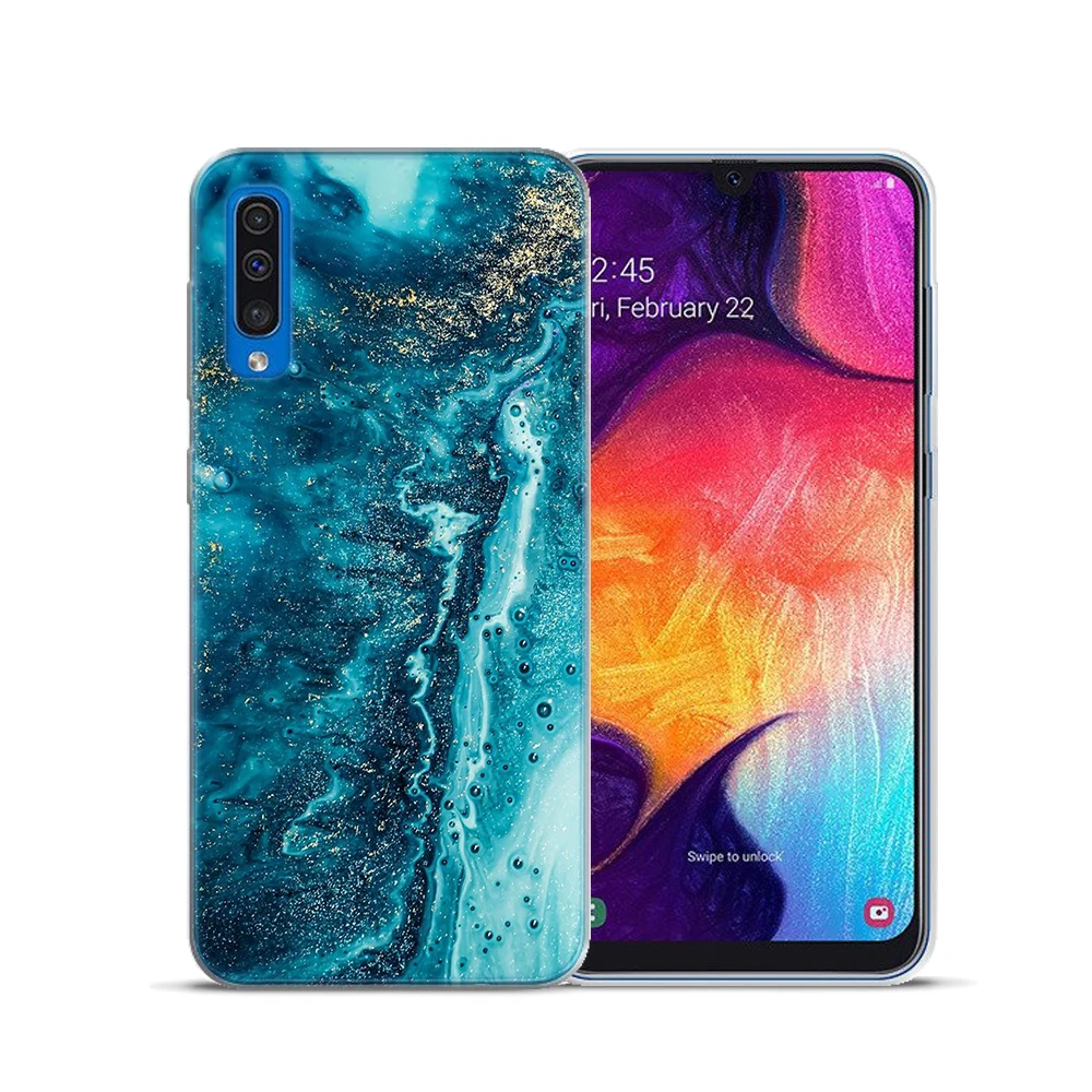 Мрамор в виде геометрических фигур мягкий чехол для Samsung Galaxy A3 A5 A7 A6 плюс A8 плюс A7 A9 A10 A20 A30 A40 A50 A60 A70 A80