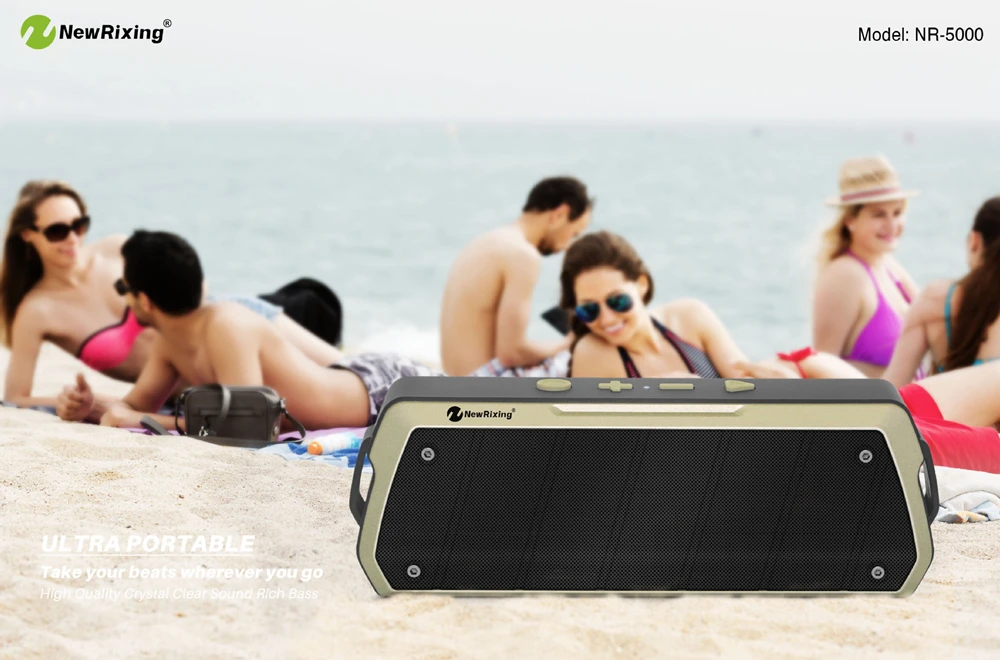 Водонепроницаемый Bluetooth динамик беспроводной супер бас сабвуфер Открытый Спорт звуковая коробка fm-радио портативный динамик s стерео громкий динамик