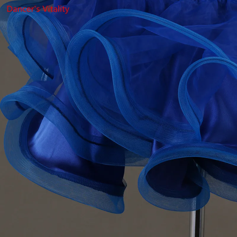 

High-grade diamond woman Latin dance competition Dress Lady Latin dance performance dance costume with long sleeves