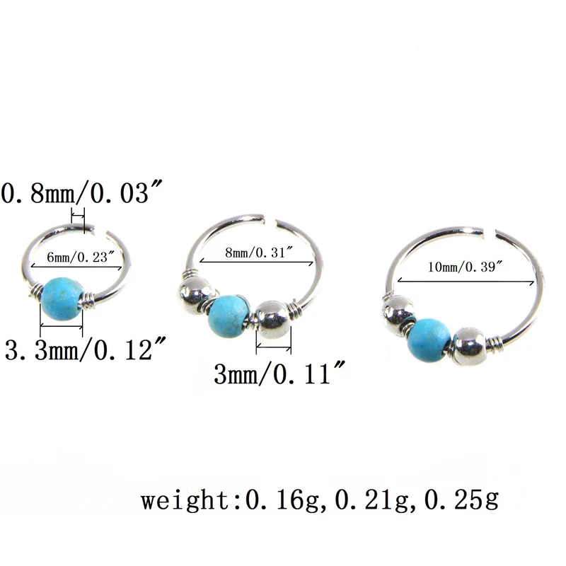 Кольцо для пирсинга носа Модные Шпильки Перегородка ювелирные изделия ноготь