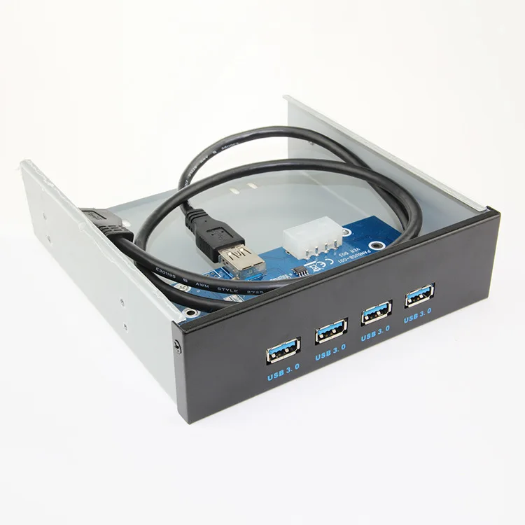 4 портовый концентратор USB 3 0 + передняя панель 19 штырьков usb коннектор к адаптеру