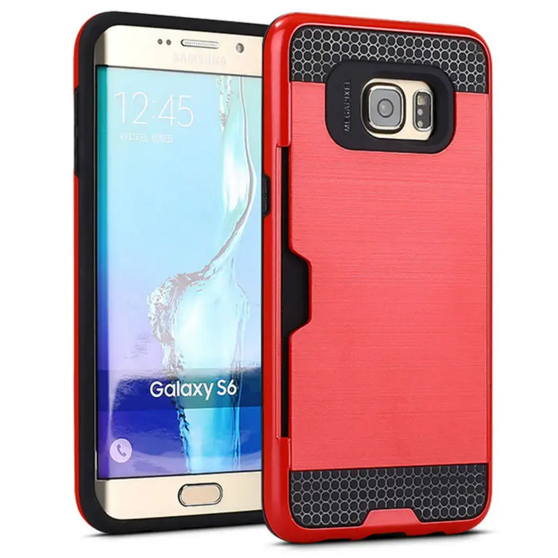 Для Samsung Galaxy S6 карты Провода розыгрыш конфетки в полоску Жесткий ПК гибридное