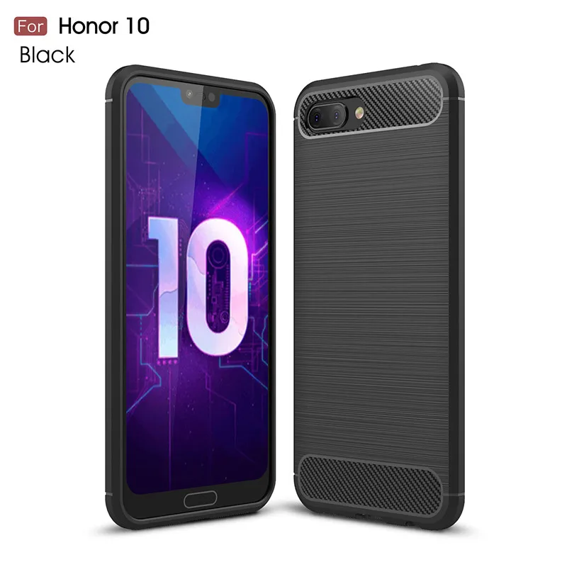 Чехол для мобильного телефона Honor 10 Hua Wei из углеродного волокна технология кисти