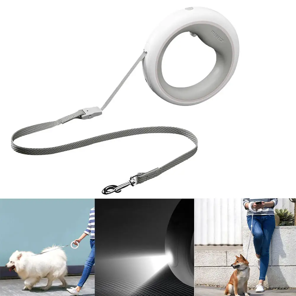 XIAOMI MOESTAR UFO 2 6 м выдвижной поводок для собаки USB Перезаряжаемый светодиодный