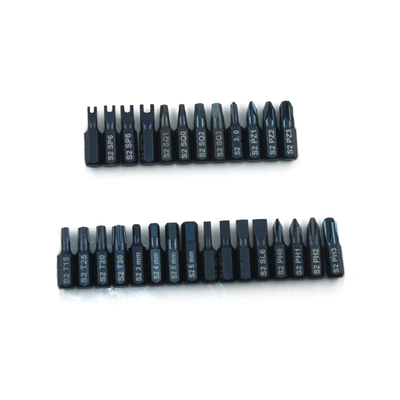 28PCS Batch Nozzle Combination Set Home Tool Box S2 Alloy Steel Car Service |