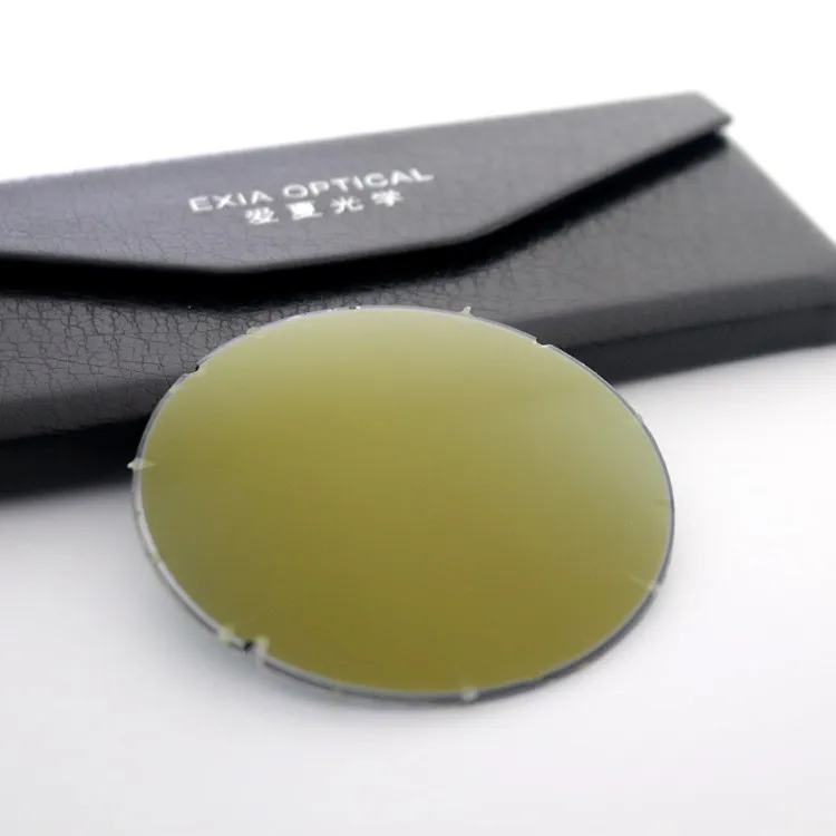 

Polarized K Gold Sunglasses Lenses Base Curve 4 with Hydrophobia Coatings EXIA OPTICAL P10 Series
