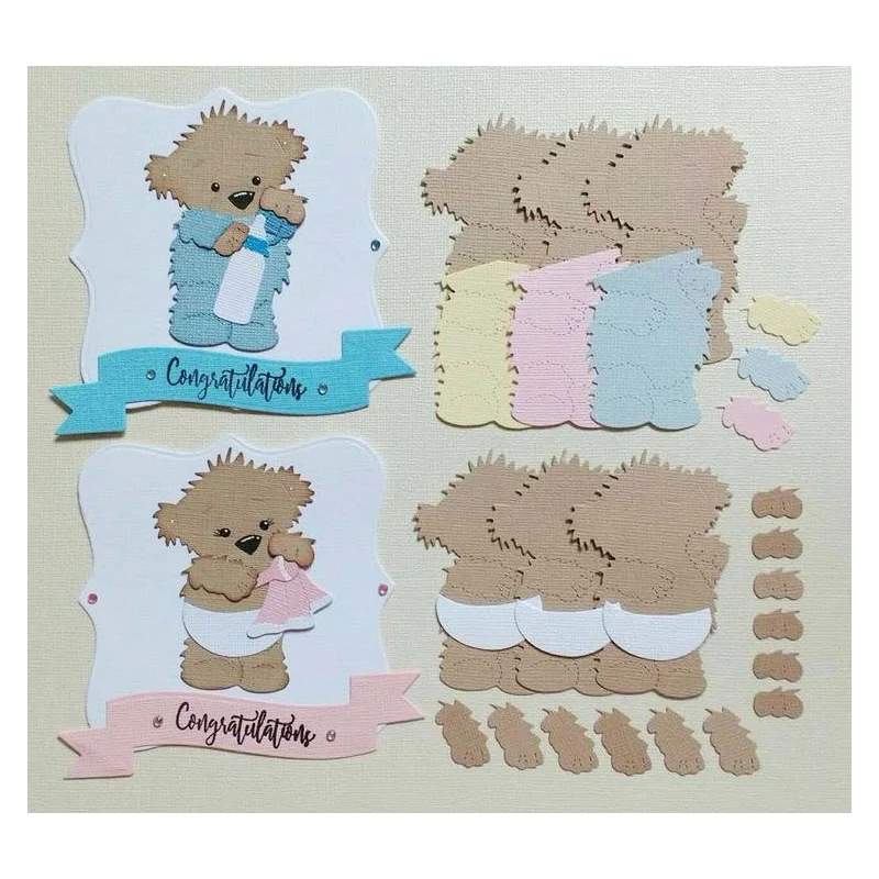 3D угловой цветок металлическая оправа очки трафарет для аппликаций украшения из